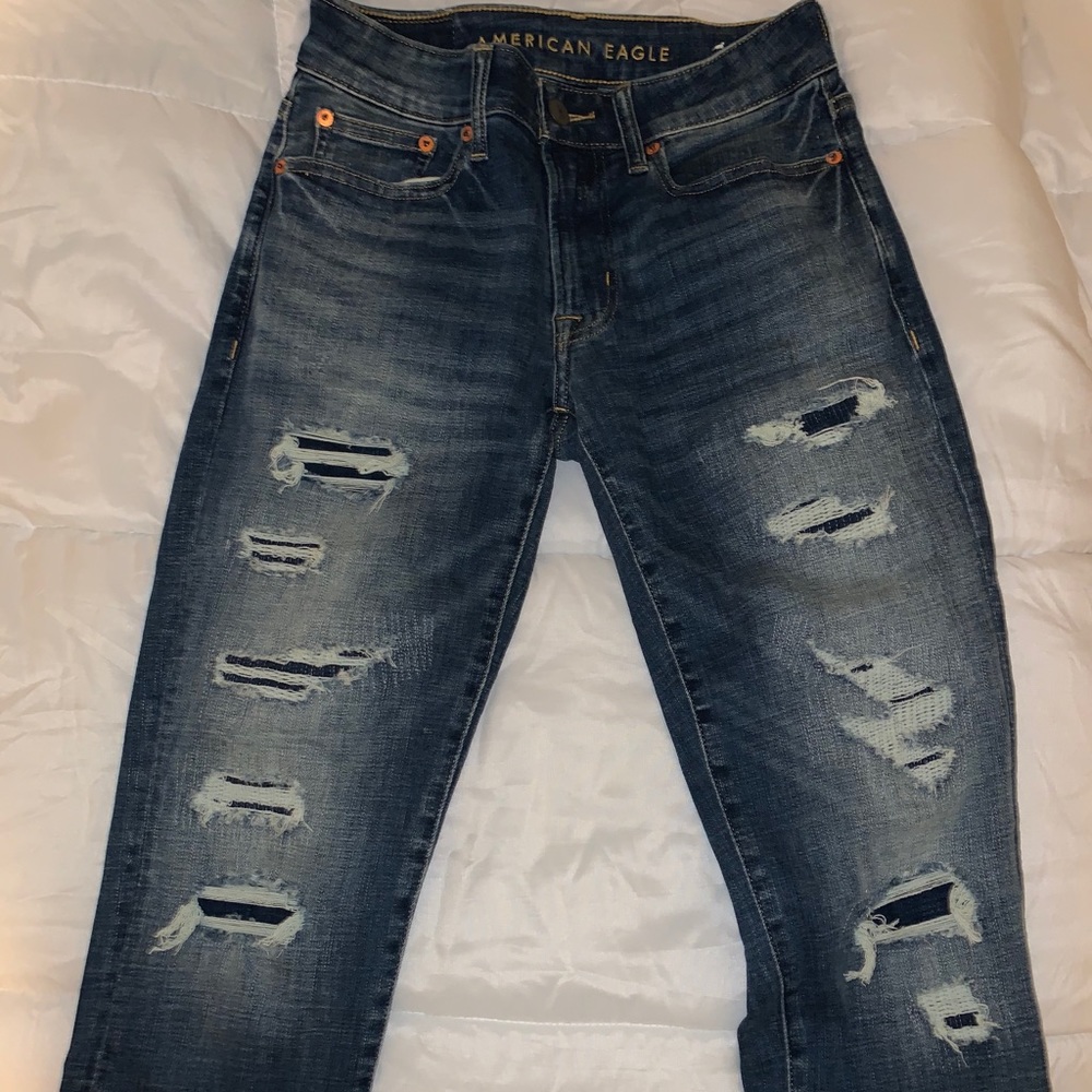 Men’s American Eagle denim jeans distressed 28x30